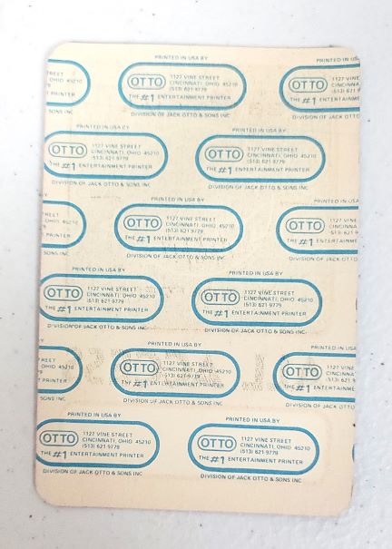 38 Special Tour de Force 1985 Backstage Pass OTTO
