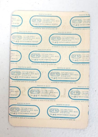 38 Special Tour de Force 1985 Backstage Pass OTTO