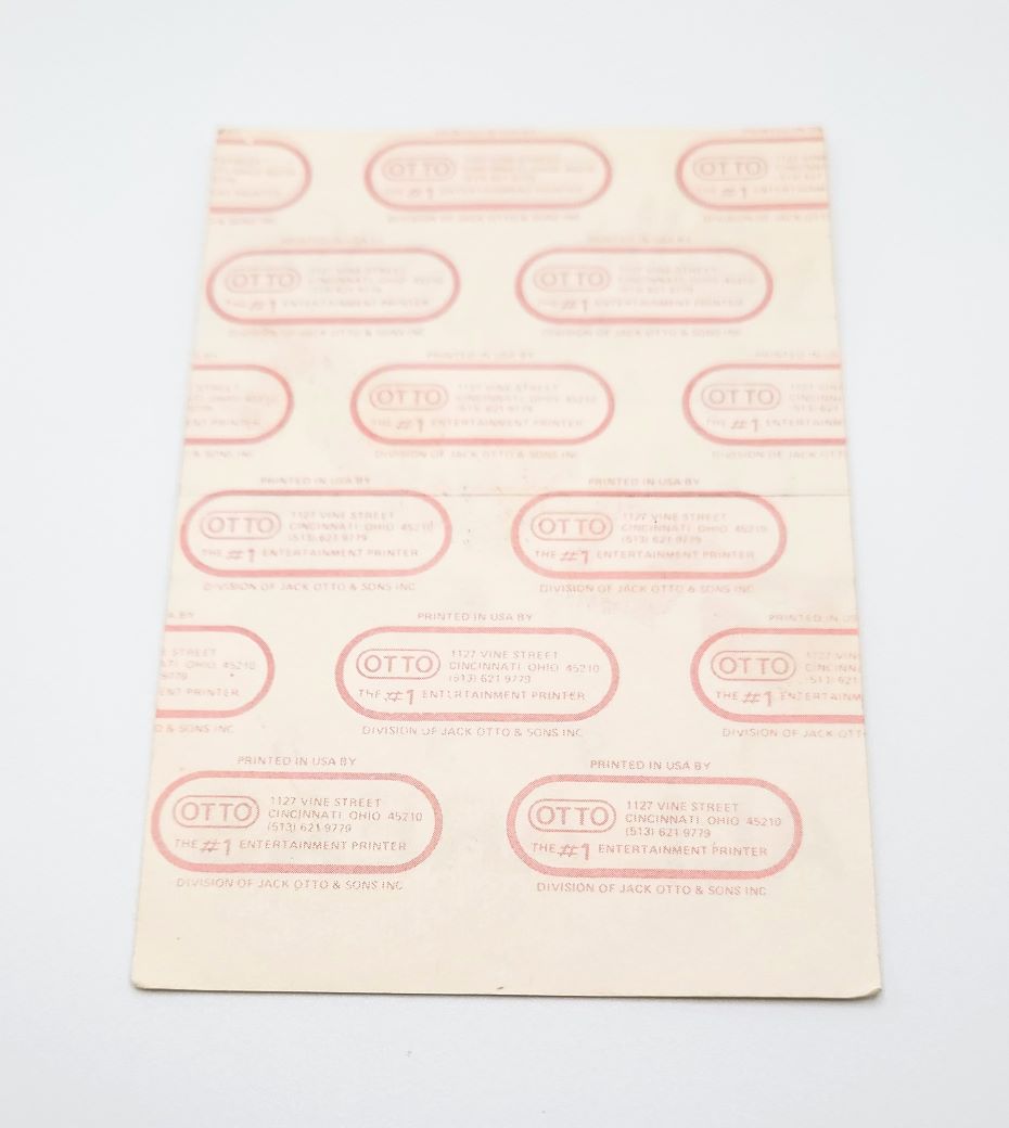 Neil Young & Crazy Horse Tour 1986 Guest Backstage Pass OTTO