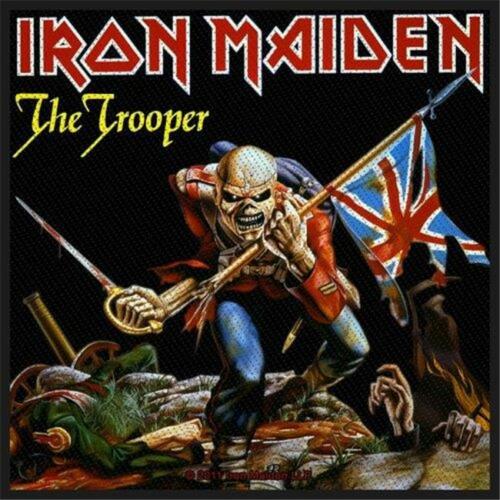 Iron Maiden The Trooper Patch Single Cover Art Woven Sew On Applique