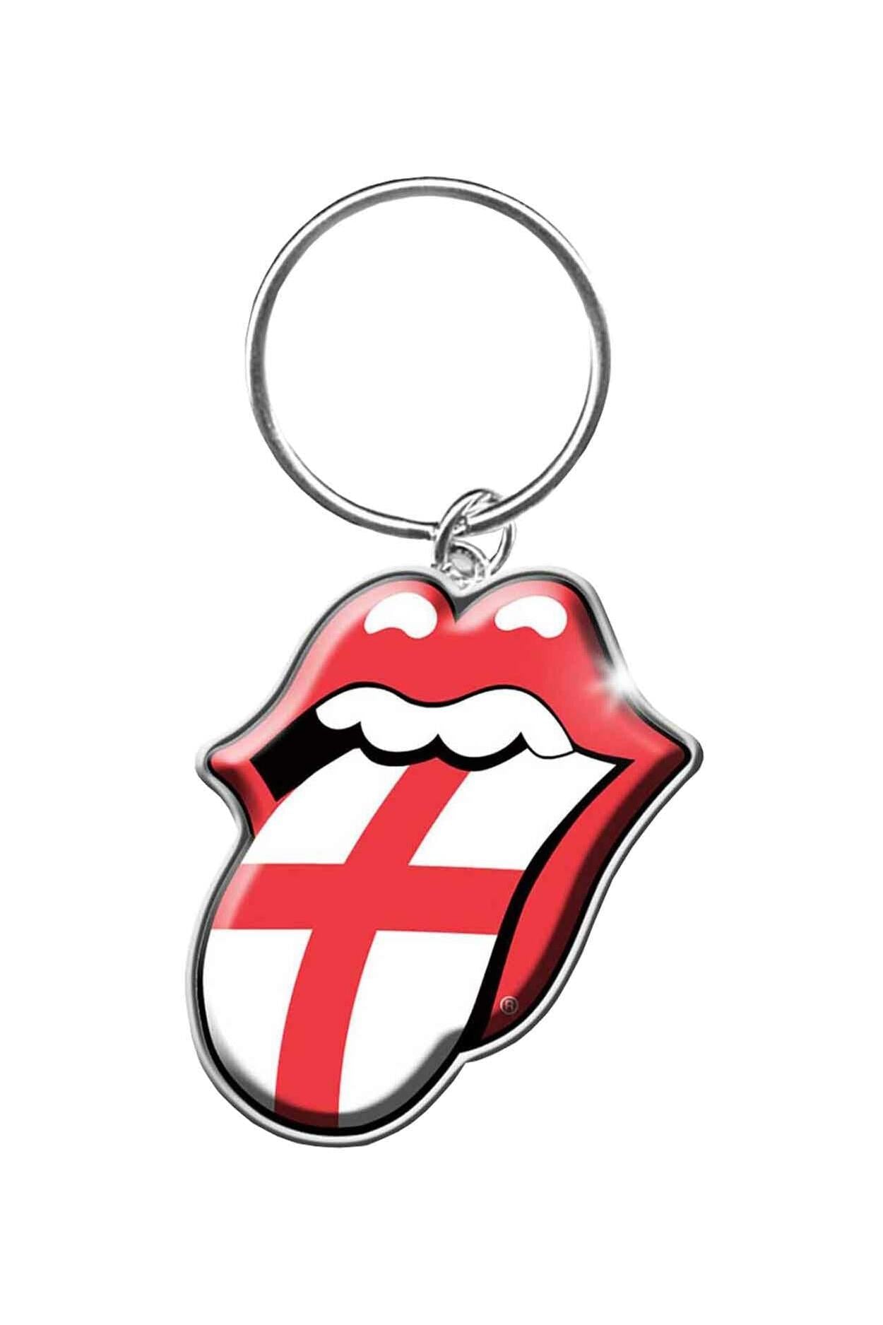 Rolling Stones England Metal Keychain Keyring