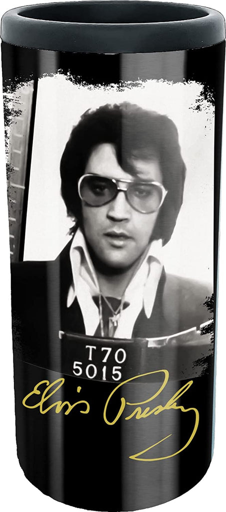 Elvis Presley Stainless Steel Double Walled Slim Can Cooler