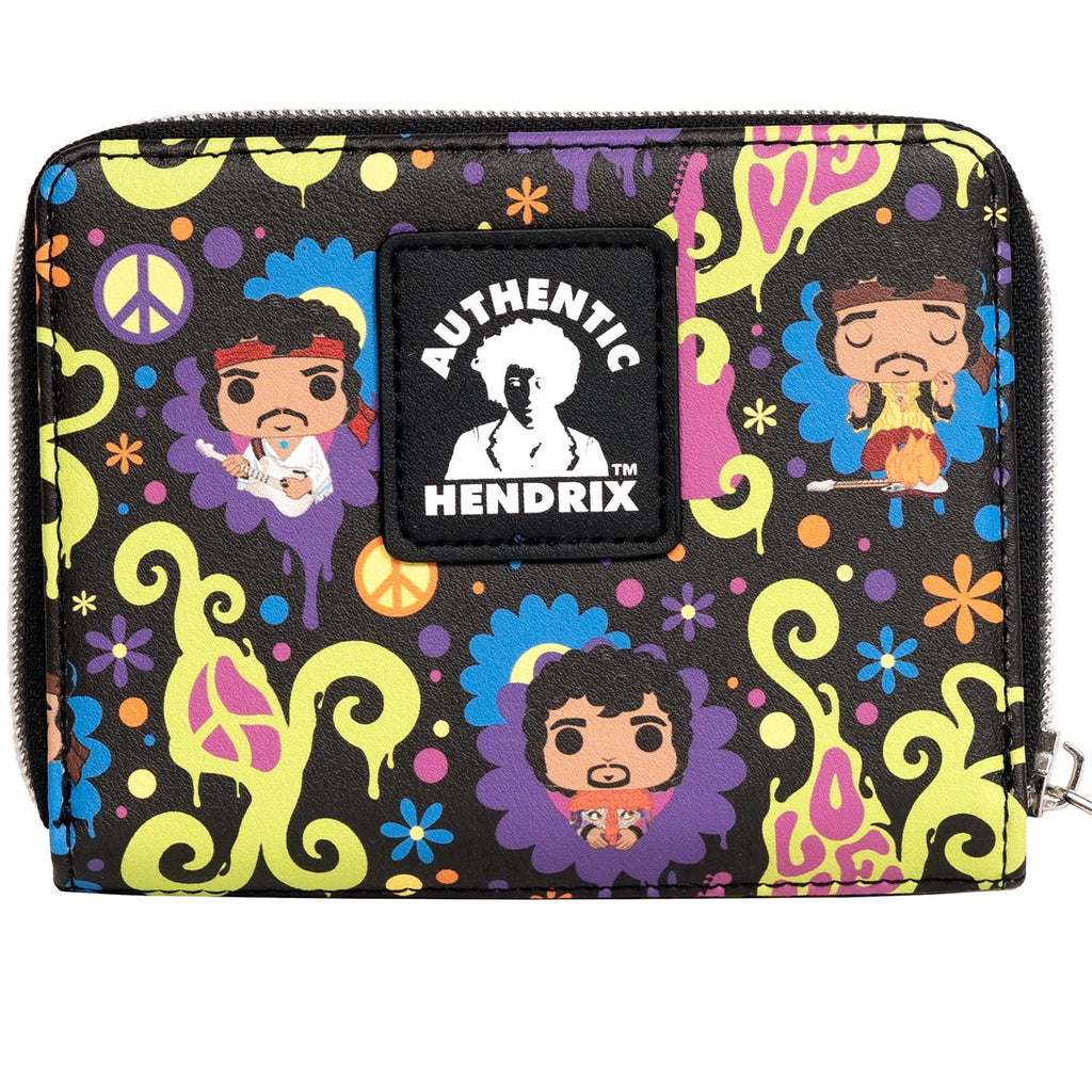Funko Jimi Hendrix Love and Flowers All Over Print Wallet