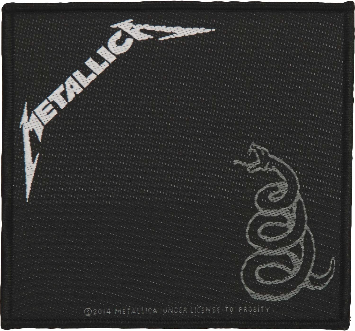 Metallica - Black Album Sew On Woven Patch