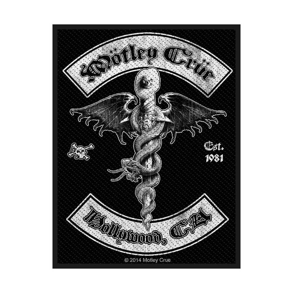 Motley Crue - Hollywood CA Standard Sew On Patch