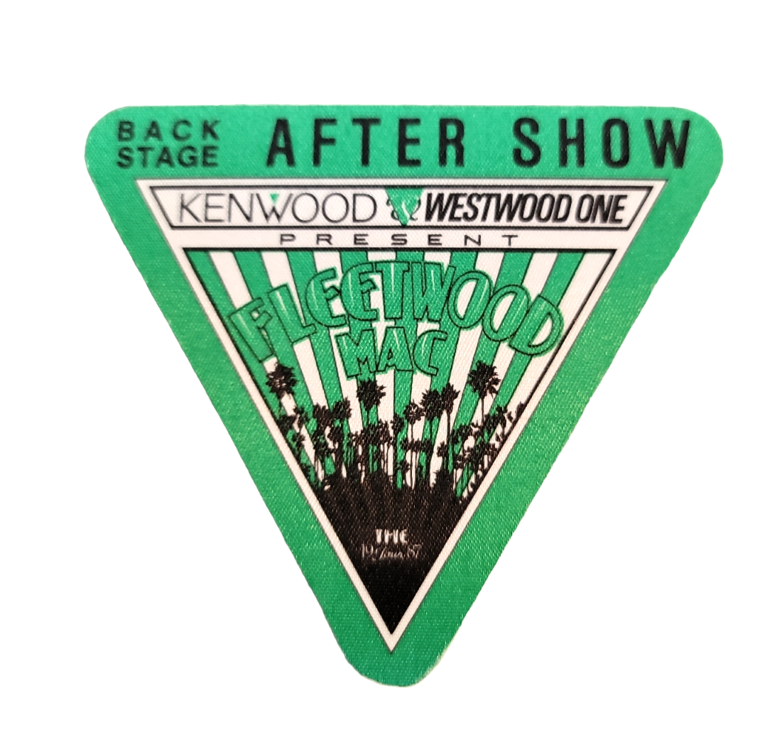 Fleetwood Mac Kenwood Westwood One Tour 1987 Photo AS Backstage Pass
