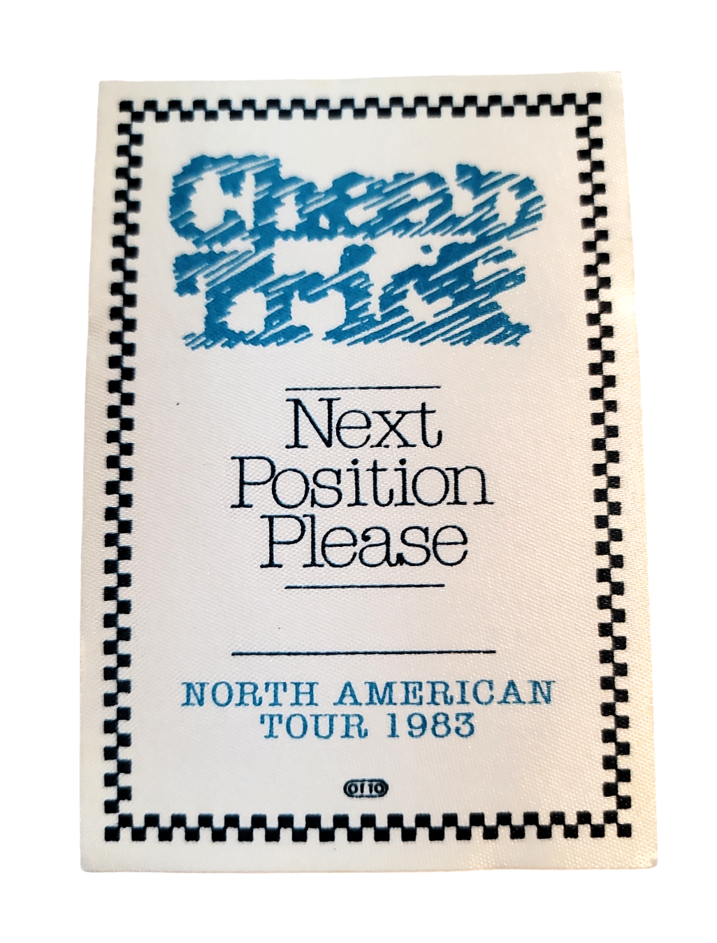 Cheap Trick Next Position Please Tour 1983 Backstage Pass OTTO