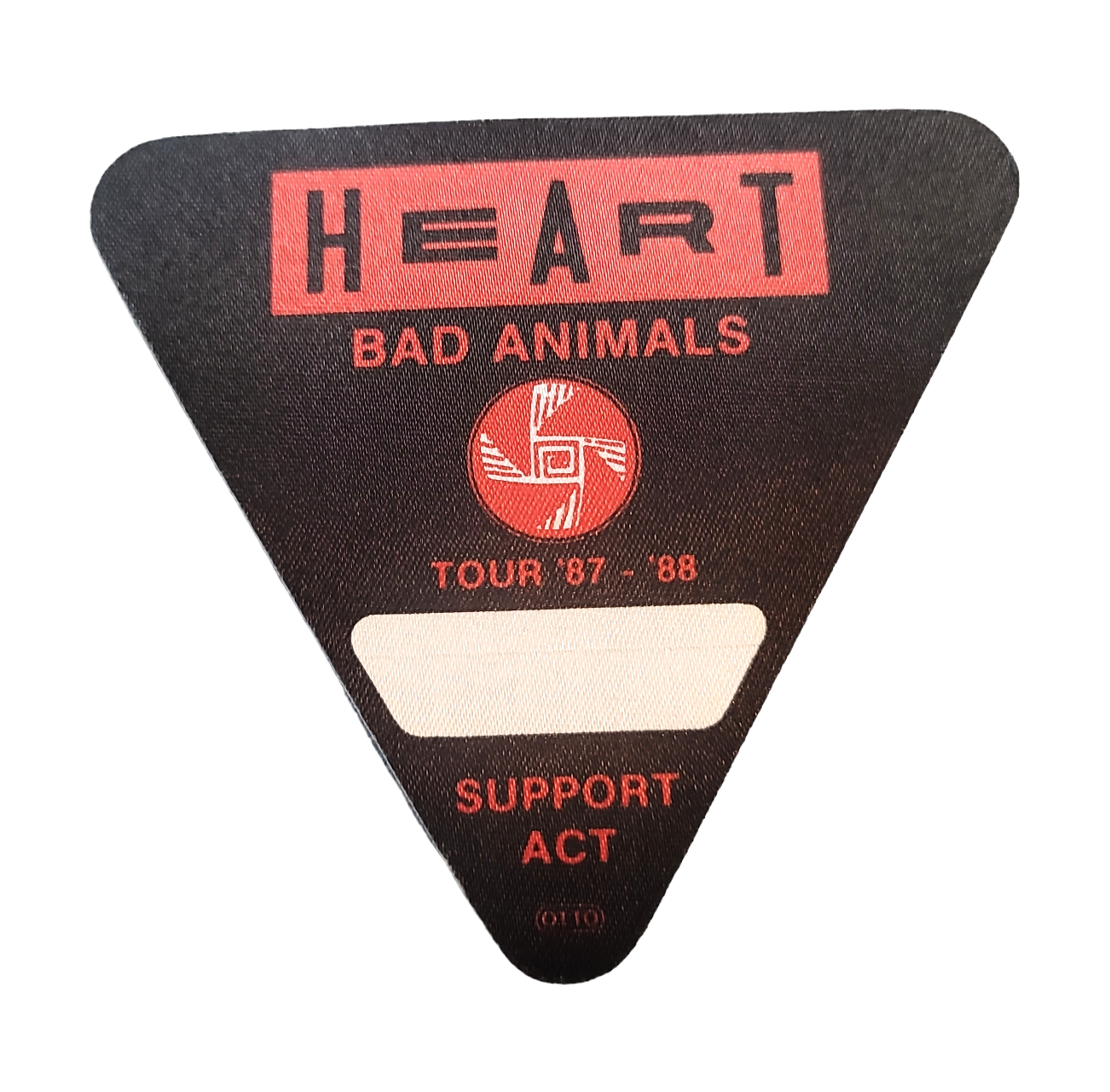 Heart Bad Animals Tour 1987-88 Backstage Pass