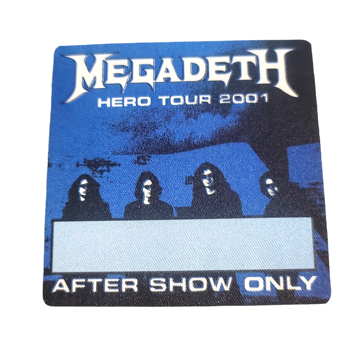 Megadeth The World Needs a Hero Tour 2001-2002 After Show Backstage Pass
