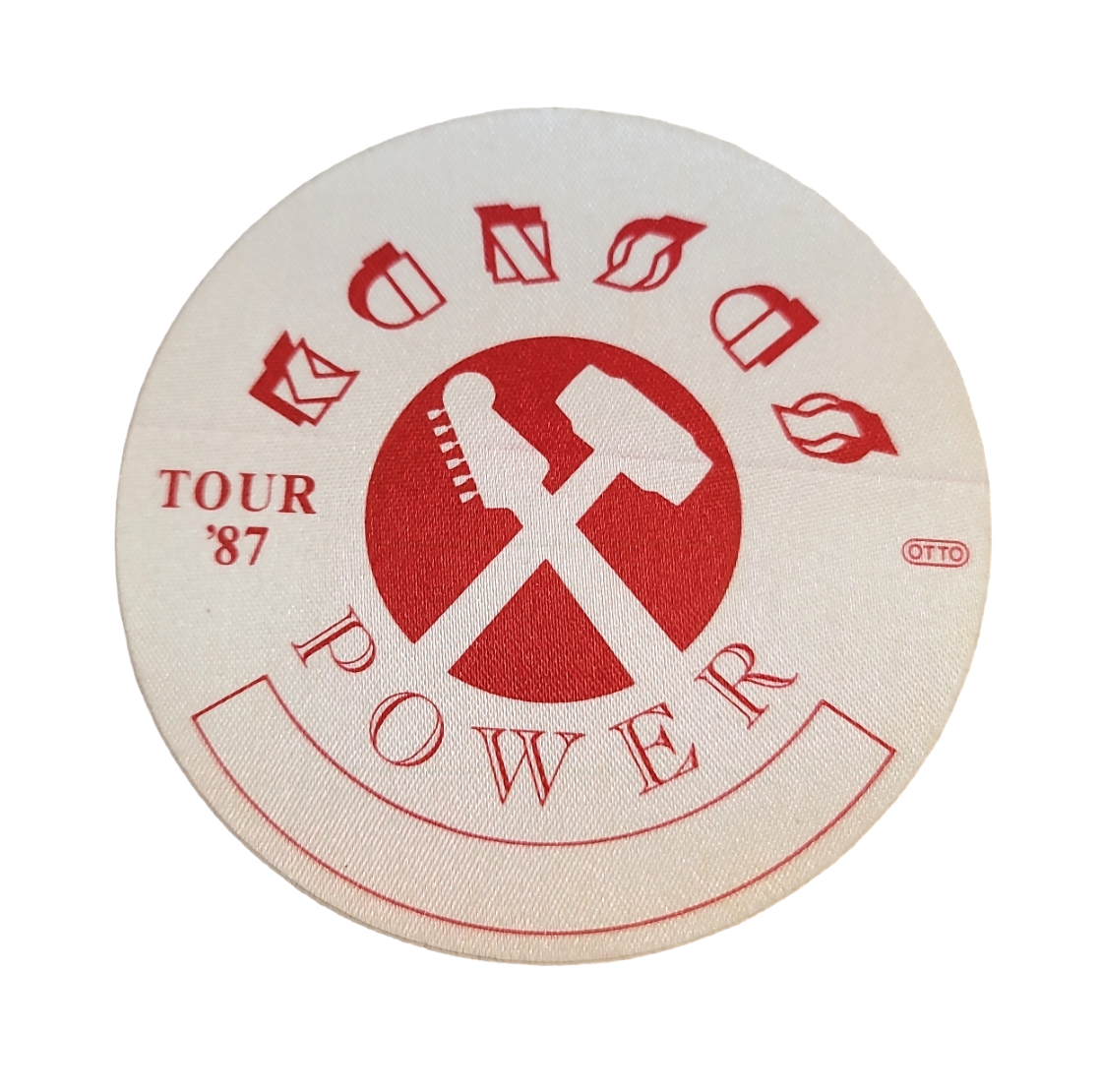 Kansas Power Tour 1987 Backstage Pass OTTO