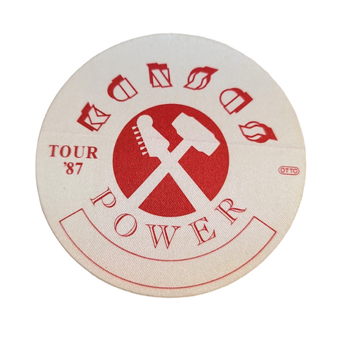 Kansas Power Tour 1987 Backstage Pass OTTO