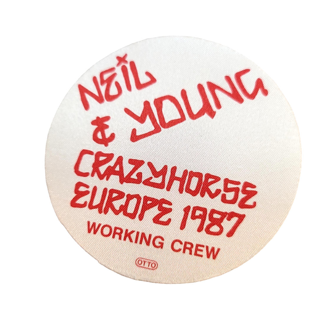 Neil Young & Crazy Horse 1987  Backstage Pass OTTO
