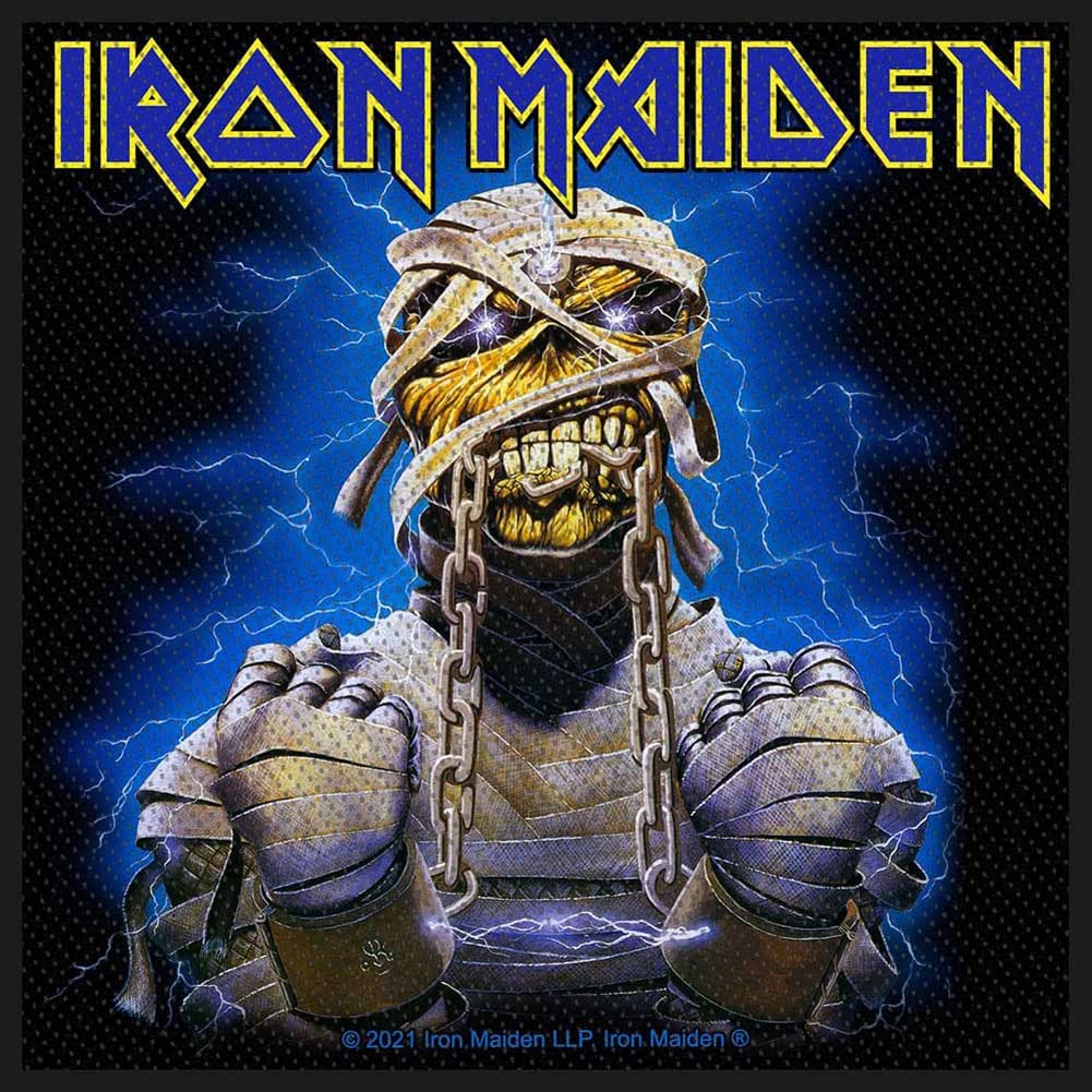Iron Maiden Powerslave Patch Woven Sew On Applique